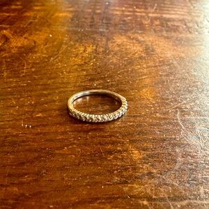 Zales 14K White Gold Diamond Ring (Size 5.5)